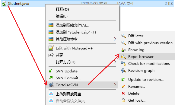 Svn 版本和冲突 查看版本信息 恢复到历史版本 解决冲突 图标集 搜云库